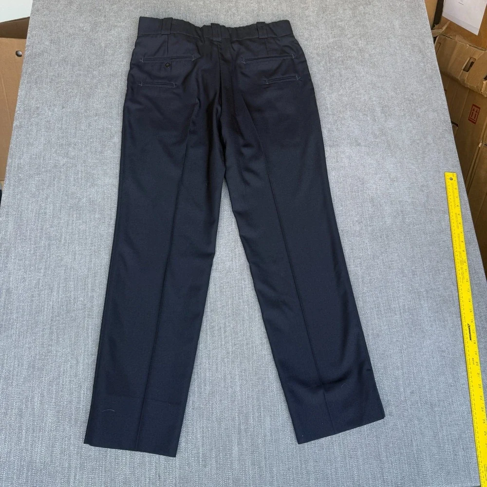 Martinique Made For The NYPD Police Uniform Pants Men 36 Navy Wool Blend Pleated
